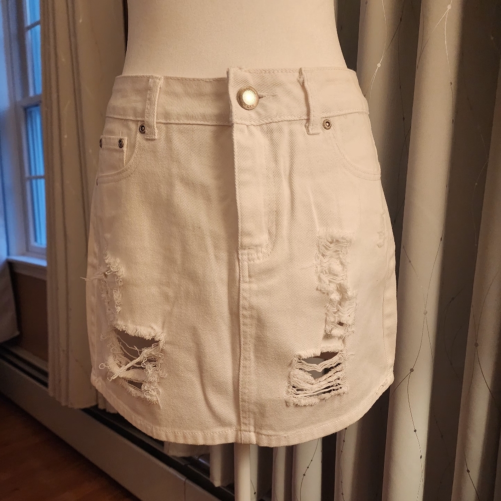 Boohoo Denim Skirt